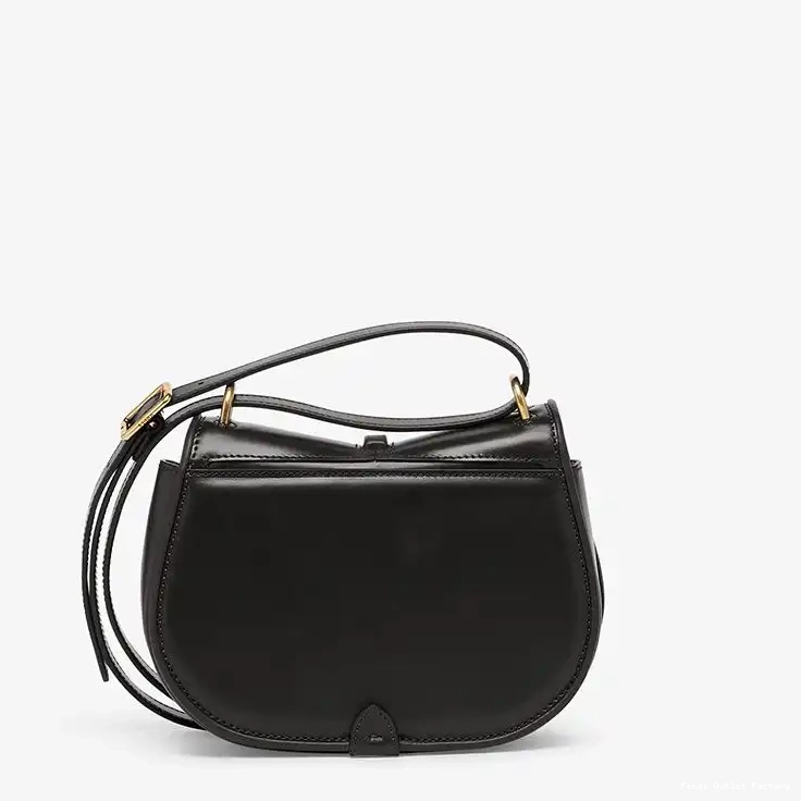 Affordable HOT Fendi C'mon Calf Bag In Mini Leather Black 0526